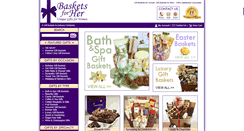 Desktop Screenshot of basketsforher.com