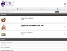 Tablet Screenshot of basketsforher.com